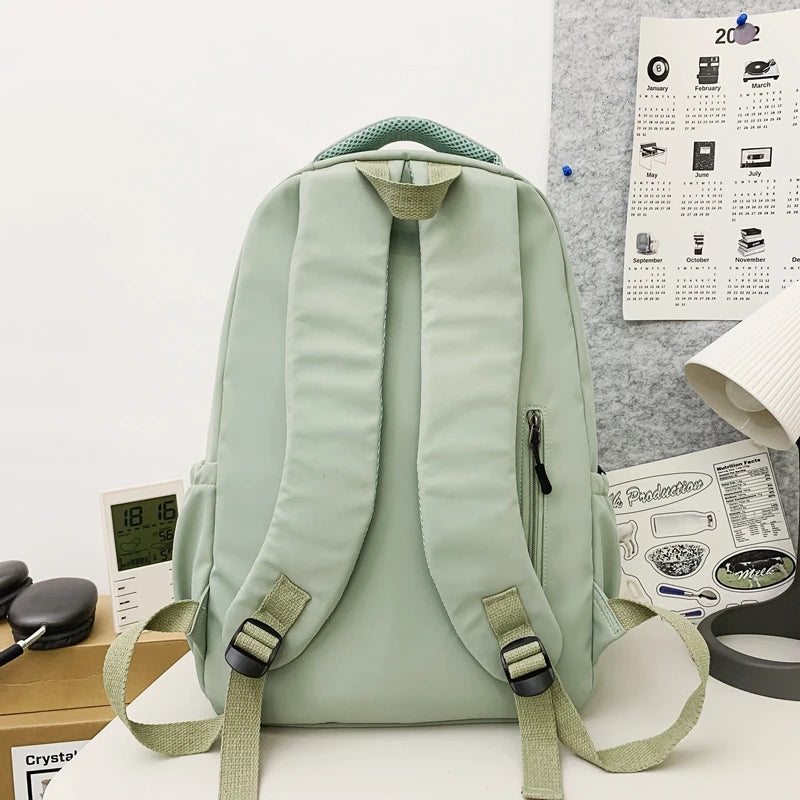 Teenage Bookbag Nylon Rucksack Fashion Girl Backpack Women Shoulder Bag