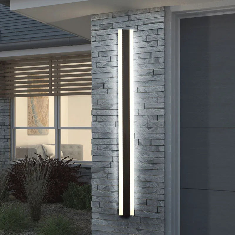 Long Strip LED wall lamp villa courtyard Wall Light Garden porch Sconce Light garage Luminaire