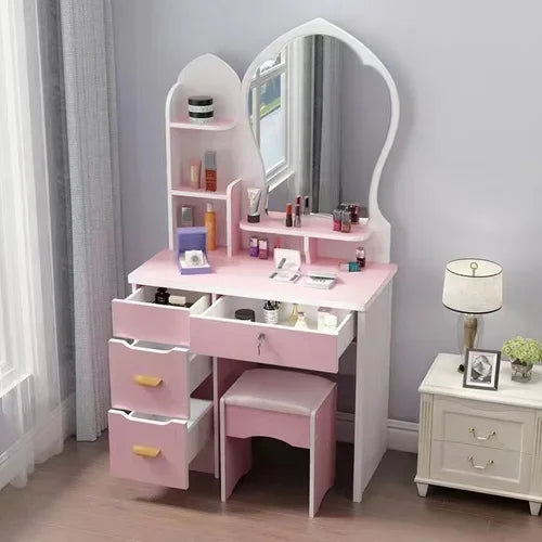 Dresser Mirrors Dressing Table Makeup Girls Vanity Classic Dressing Table Nordic Chest