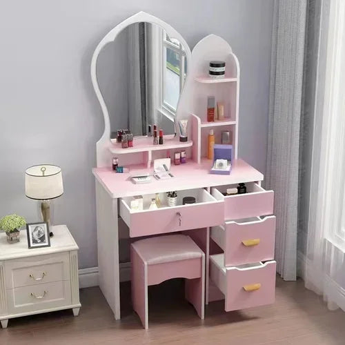 Dresser Mirrors Dressing Table Makeup Girls Vanity Classic Dressing Table Nordic Chest