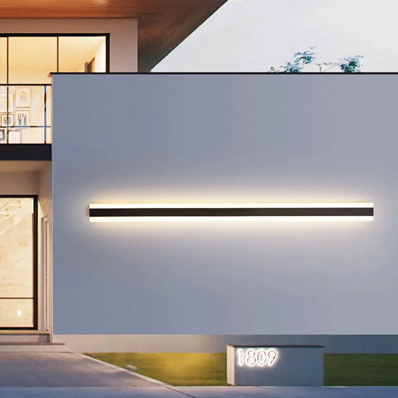 Long Strip LED wall lamp villa courtyard Wall Light Garden porch Sconce Light garage Luminaire