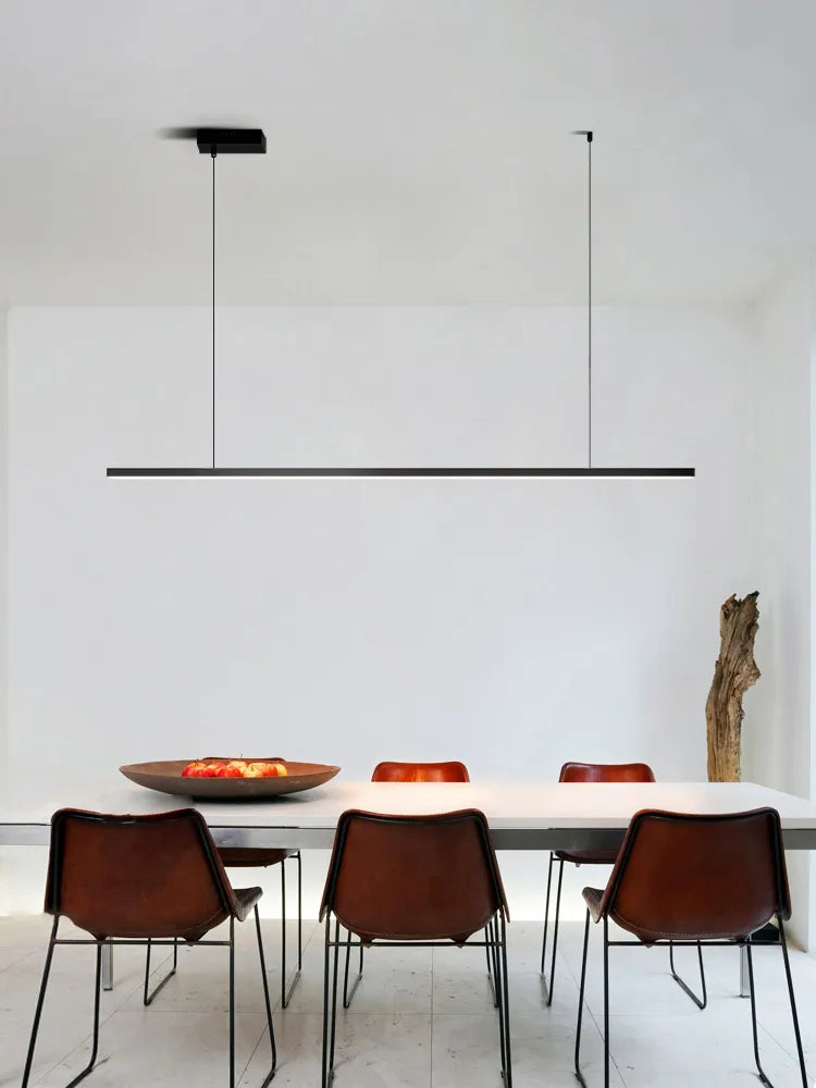 restaurant lights Nordic modern minimalist designer office long bar dining room chandeliers