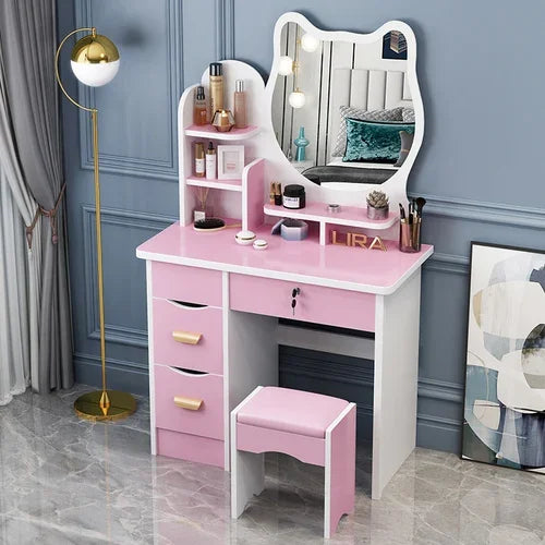 Dresser Mirrors Dressing Table Makeup Girls Vanity Classic Dressing Table Nordic Chest