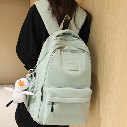 Teenage Bookbag Nylon Rucksack Fashion Girl Backpack Women Shoulder Bag