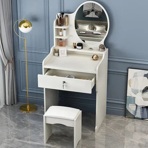 Dresser Mirrors Dressing Table Makeup Girls Vanity Classic Dressing Table Nordic Chest