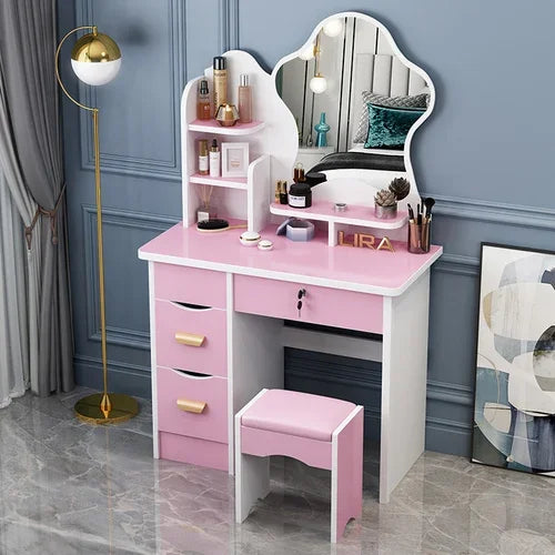 Dresser Mirrors Dressing Table Makeup Girls Vanity Classic Dressing Table Nordic Chest