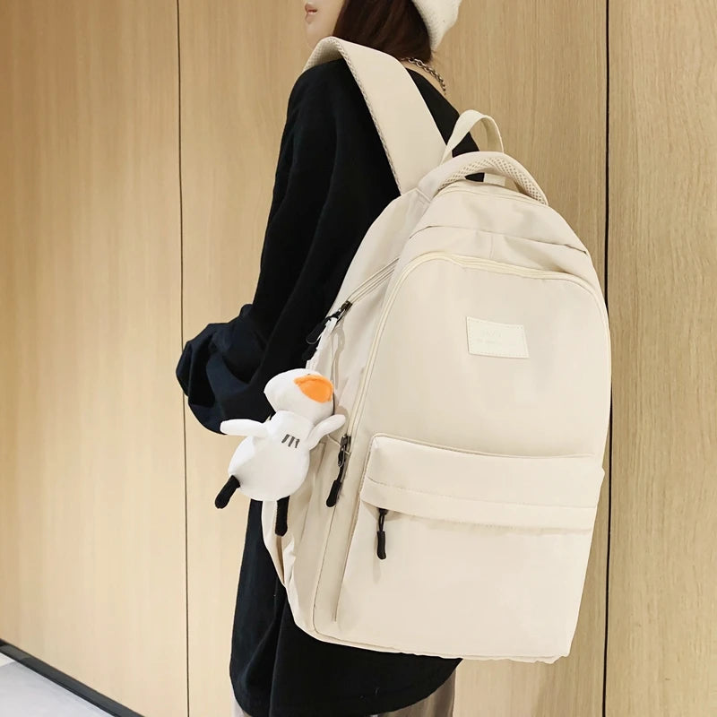 Teenage Bookbag Nylon Rucksack Fashion Girl Backpack Women Shoulder Bag