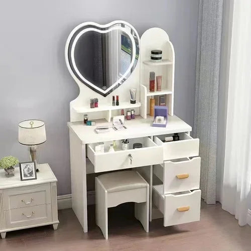 Dresser Mirrors Dressing Table Makeup Girls Vanity Classic Dressing Table Nordic Chest