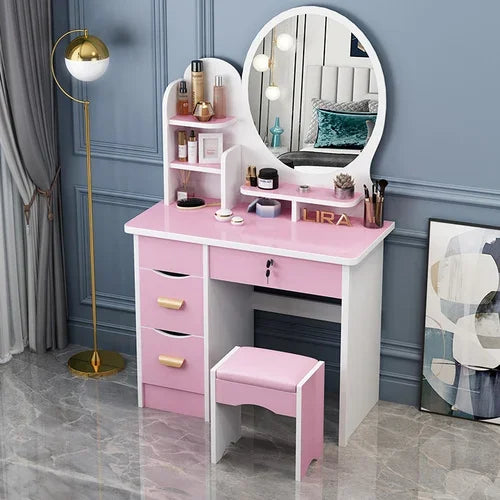 Dresser Mirrors Dressing Table Makeup Girls Vanity Classic Dressing Table Nordic Chest