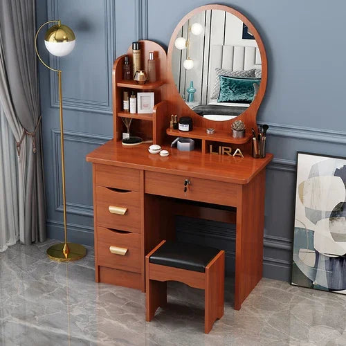 Dresser Mirrors Dressing Table Makeup Girls Vanity Classic Dressing Table Nordic Chest