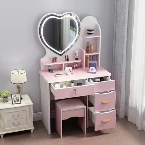 Dresser Mirrors Dressing Table Makeup Girls Vanity Classic Dressing Table Nordic Chest